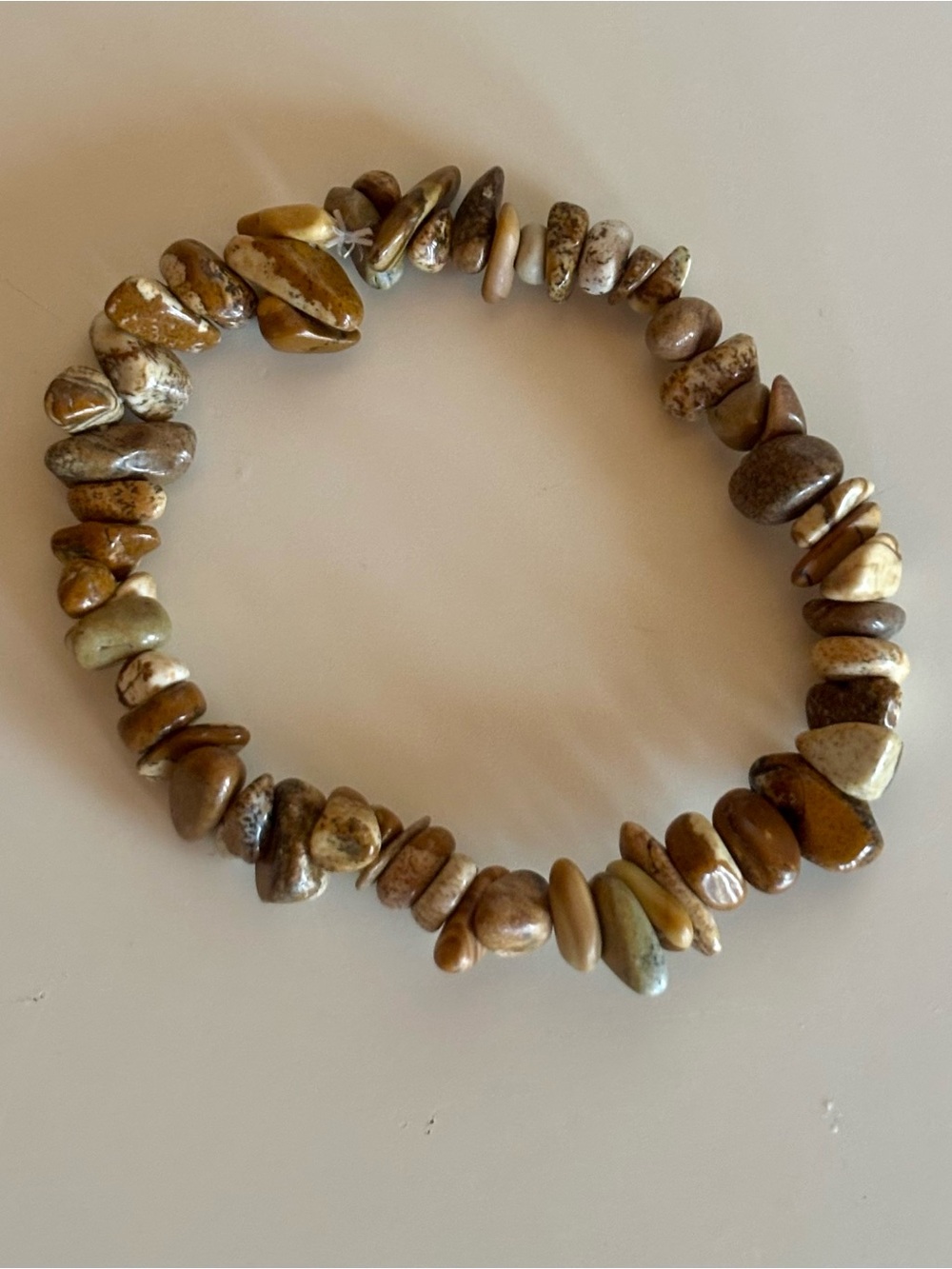 ✨ Natural Handmade Picture Jasper Crystal Bracelet ✨